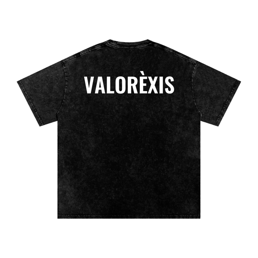 VALORÈXIS CLASSIC LOGO TEE - BLACK