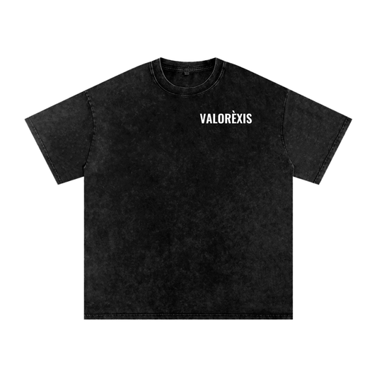 VALORÈXIS CLASSIC LOGO TEE - BLACK